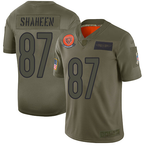 Nike Chicago Bears No87 Adam Shaheen Orange Youth Stitched NFL Limited Rush Jersey