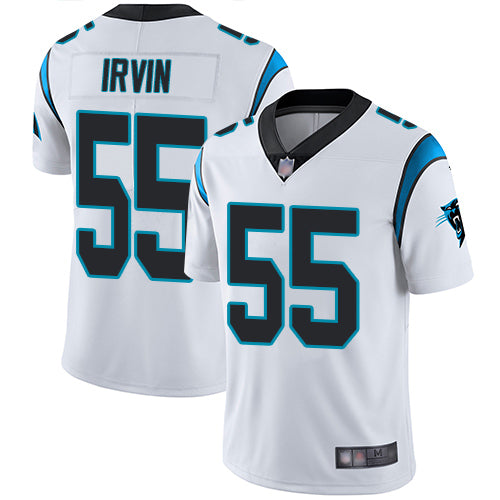 Nike Carolina Panthers No55 Bruce Irvin White Men's Stitched NFL Vapor Untouchable Limited Jersey